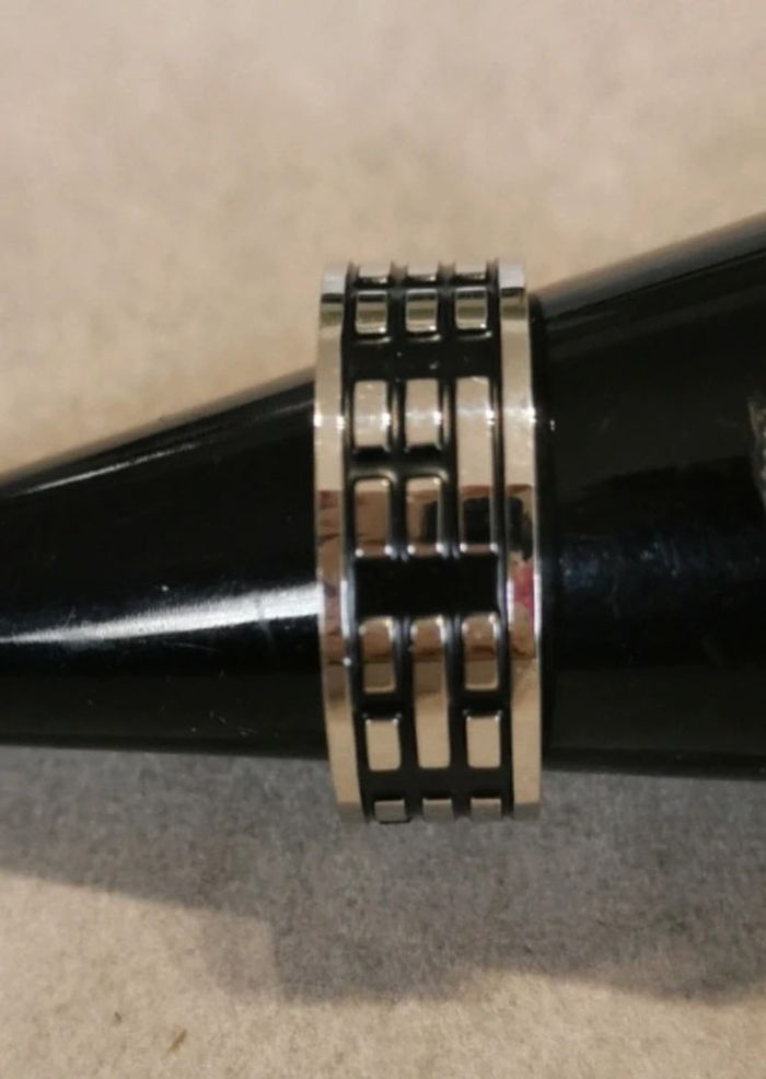 Bague homme acier tendance T9