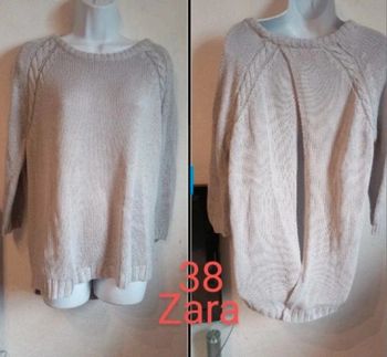 Pull long ouv.dos femme.40..