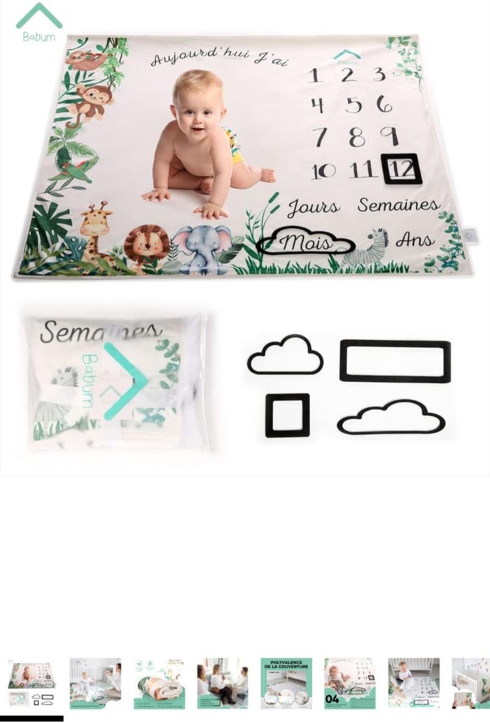 Babum Couverture étape bébé