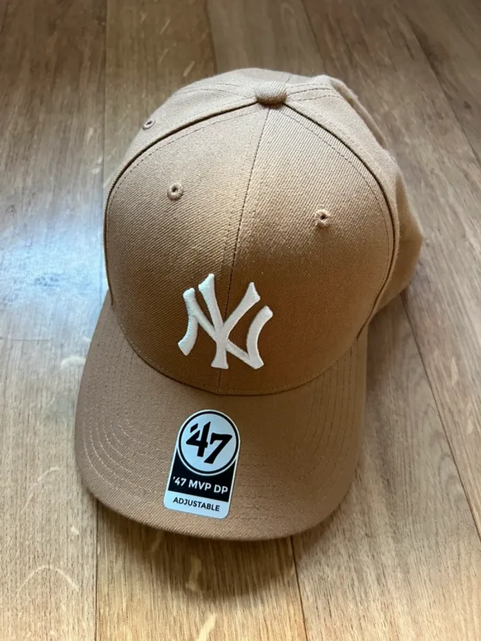Casquette NY beige