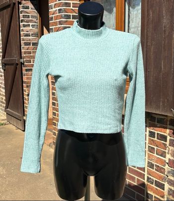 💚 Top col montant Stradivarius - Taille S