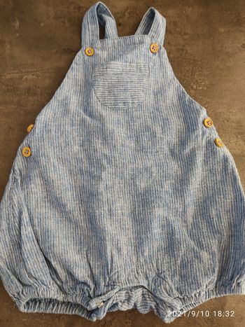 Salopette barboteuse TAO 6 mois