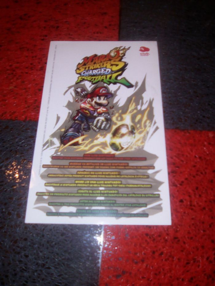 Carte VIP Mario Strickers Football Wii - photo numéro 1