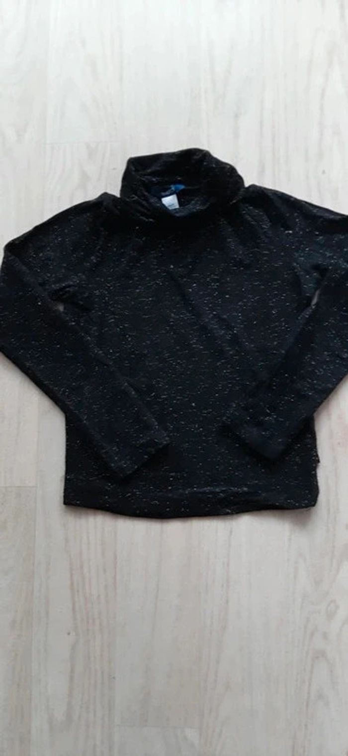 Pull col roulé