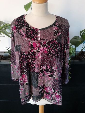 Blouse manches 3/4 Scottage