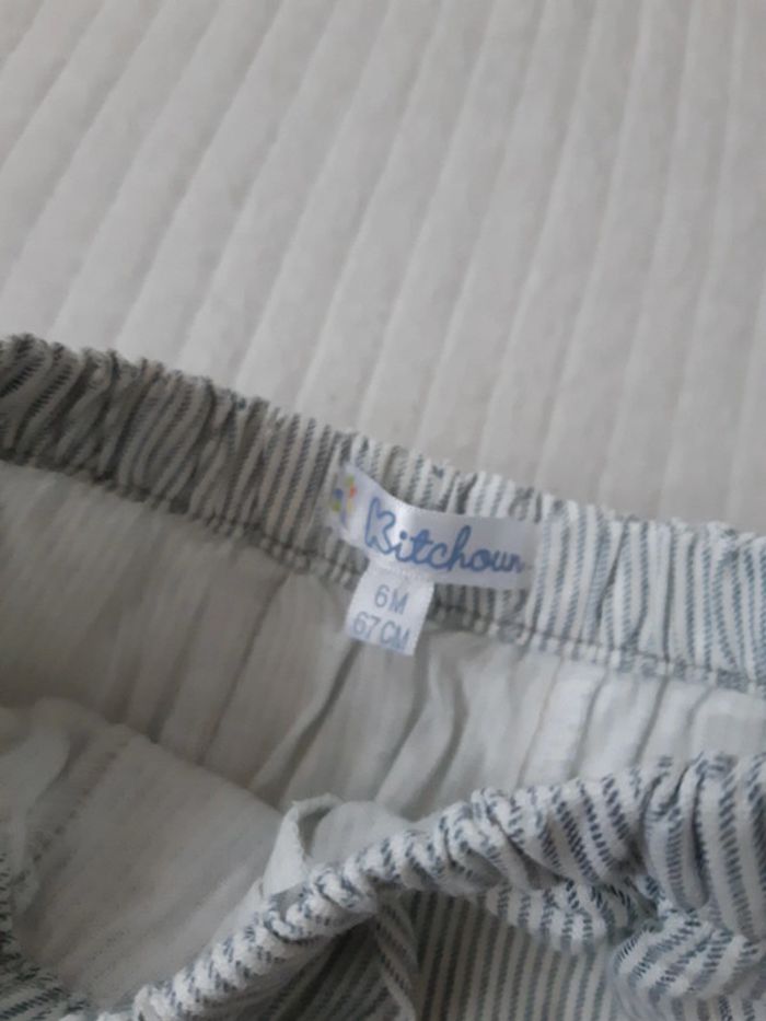 Pantalon rayé Kitchoun 6 mois - photo numéro 3