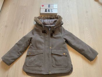 Manteau gris 8 ans