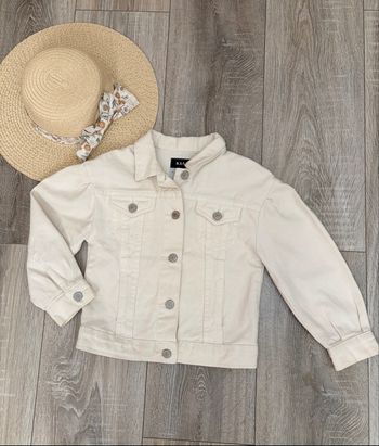 Veste en jeans fille crème Kiabi 5ans
