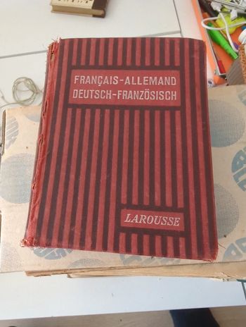 Dictionnaire français allemand Larousse 1932