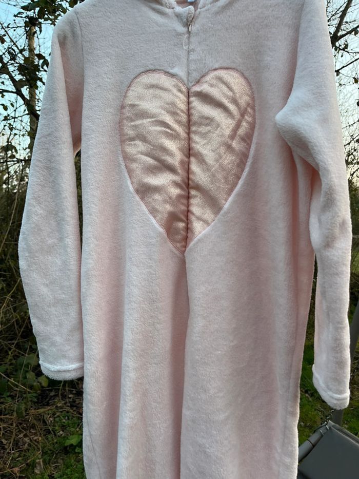Grenouillère Licorne Cœur   Blanche et rose T L ou T 40/42 - photo numéro 2