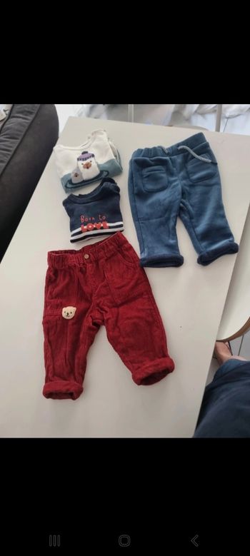 Lot vêtements 6 mois