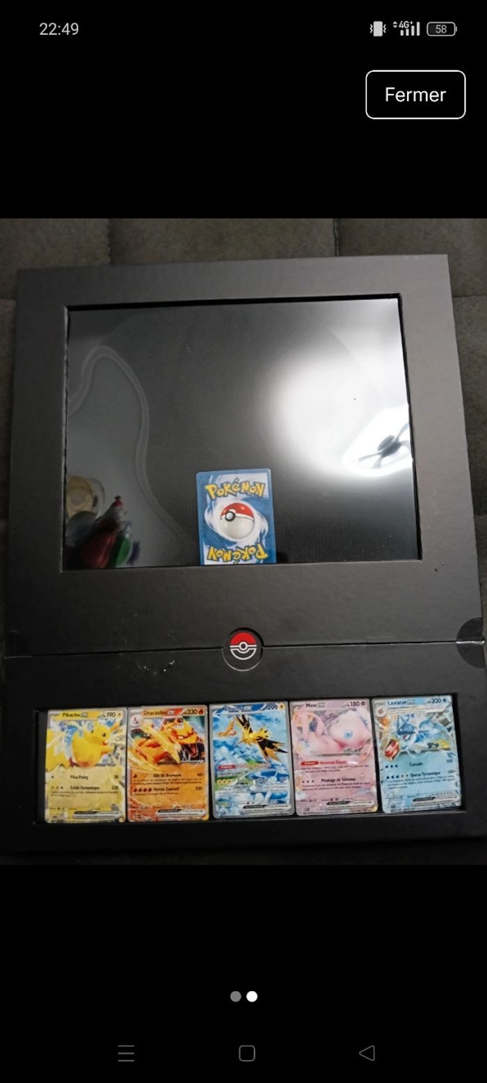Coffret bonnet thème pokémon neuf
