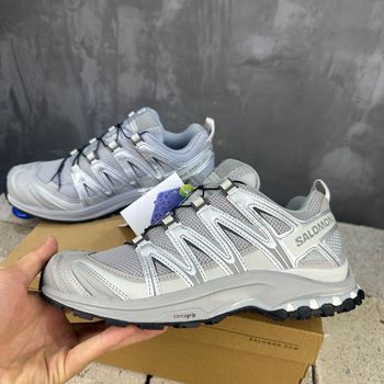 42.5:En stock : Baskets classiques SALOMON XA PRO 3D (Gris alliage) - Photos réelles