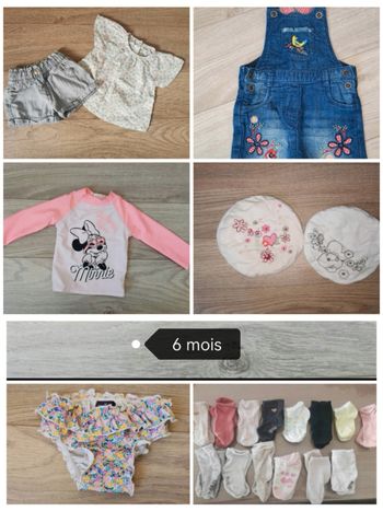 Lot été fille 6 mois