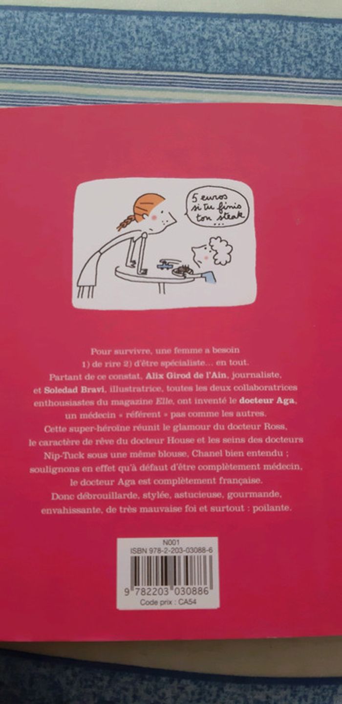 livre la vraie vie du docteur Aga neuf - photo numéro 4