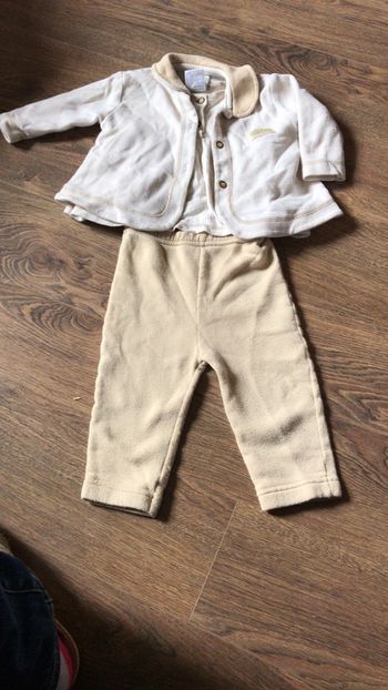 Ensemble 3 pièces beige / sable