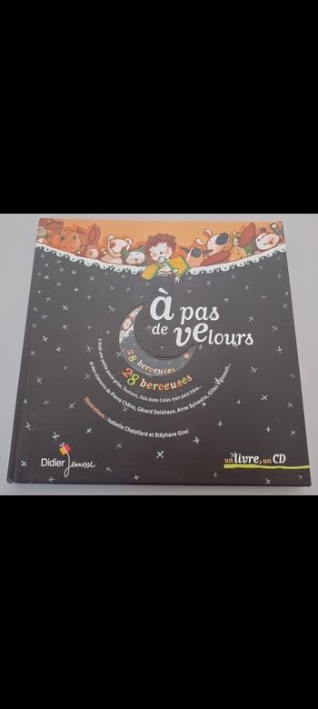 Livre CD A pas de velours - Didier Jeunesse