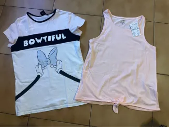 Lot 2 t shirts fille 12 ans