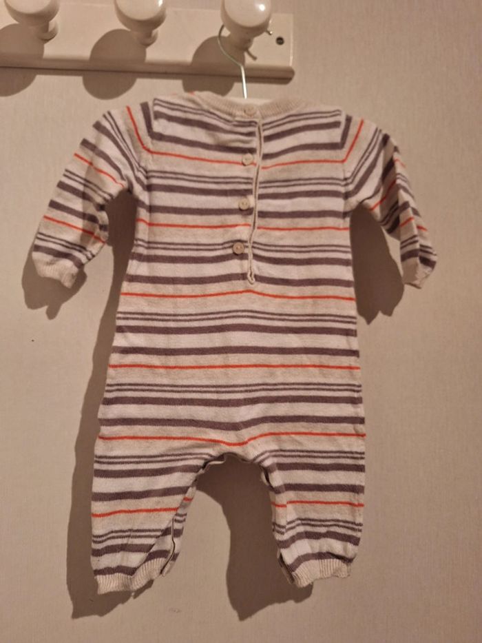 Tenue entière rayés Grain de Blé 3 Mois - photo numéro 3