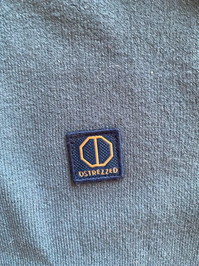 Pull neuf bleu gris - photo numéro 2