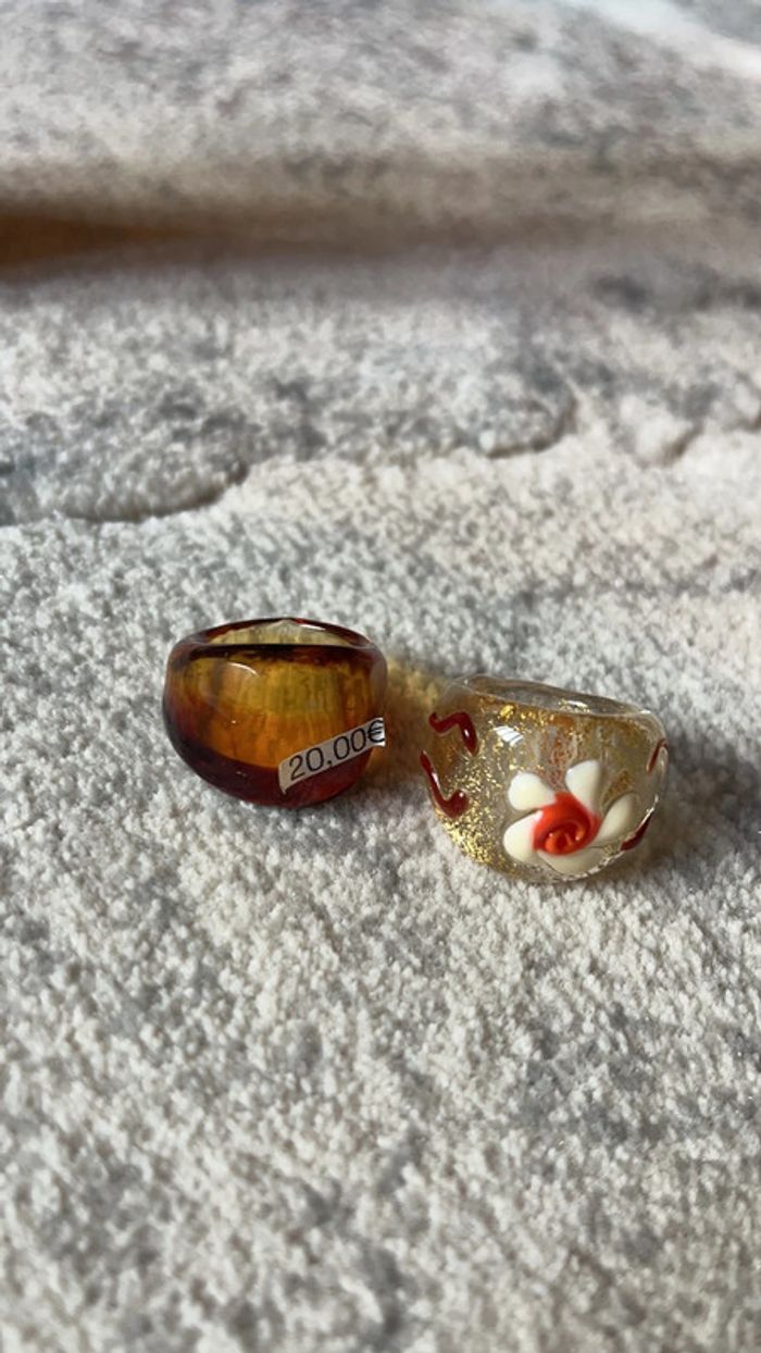 Bague en verre de Murano - photo numéro 5