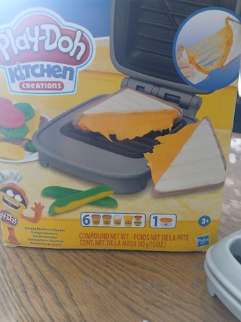 Croque monsieur pâte a modeler 