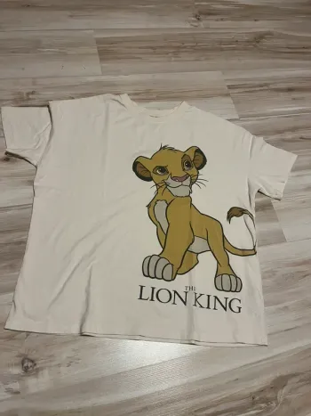 tee shirt oversize roi lion simba disney