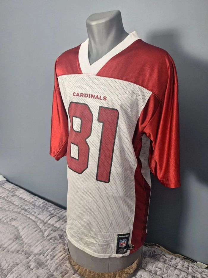 Maillot nfl reebok vintage / taille M  blanc et rouge (261) - photo numéro 4