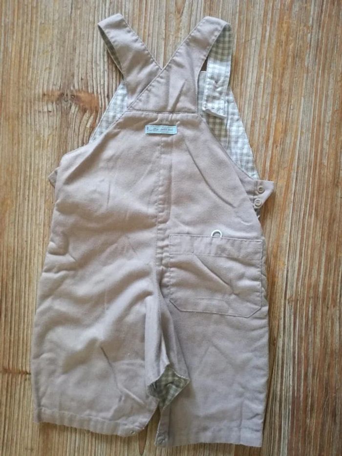 Salopette doublée en coton 12 mois - photo numéro 4