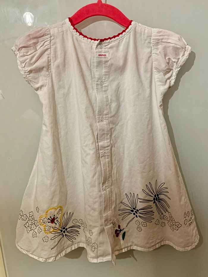 Robe blanche fleurie - photo numéro 4