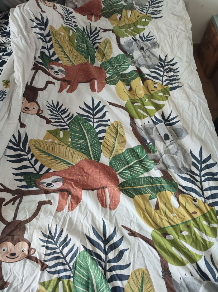 Housse de couette animaux