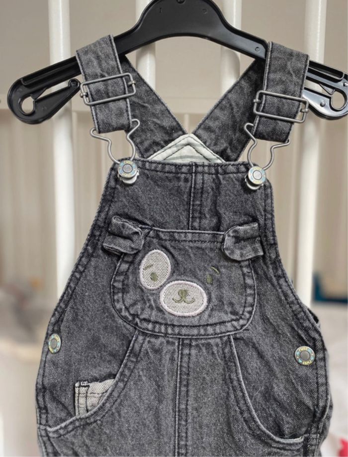 Salopette jean sergent major 12 mois - photo numéro 2