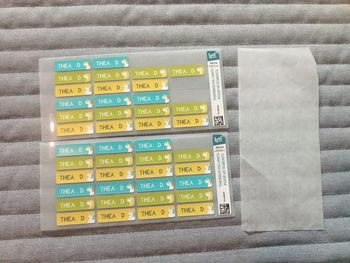 Étiquettes thermocollantes