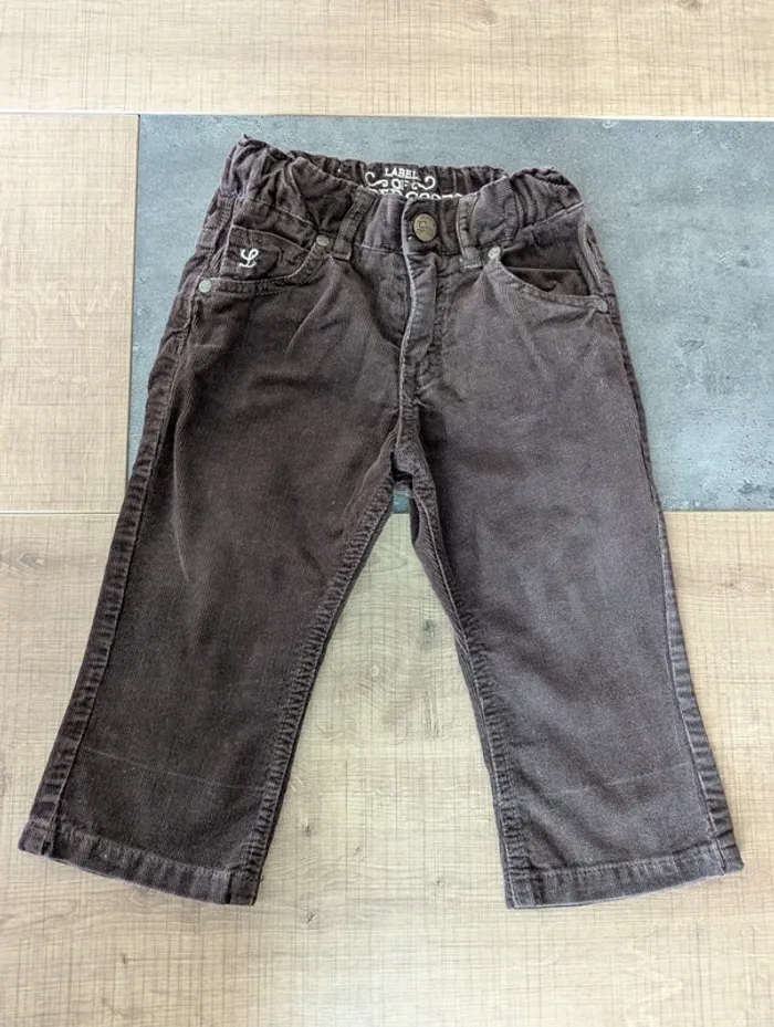 Pantalon en velours
