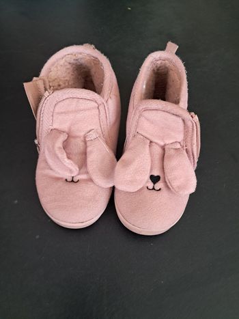 Chaussons d'occasion vieux rose fille