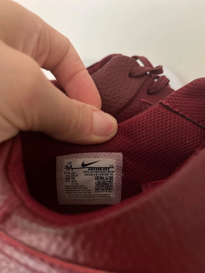 Nike Air Force 1 sage low team red - photo numéro 9