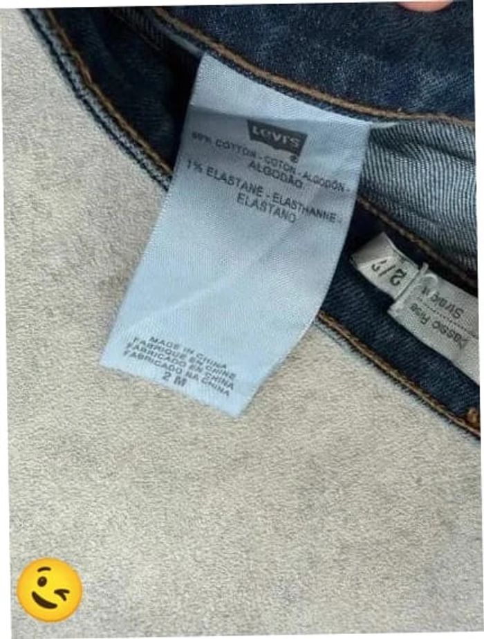 Jeans Levi's Bold Curve W27 FR36 coupe droite bleu Femme Women pan530b - photo numéro 6