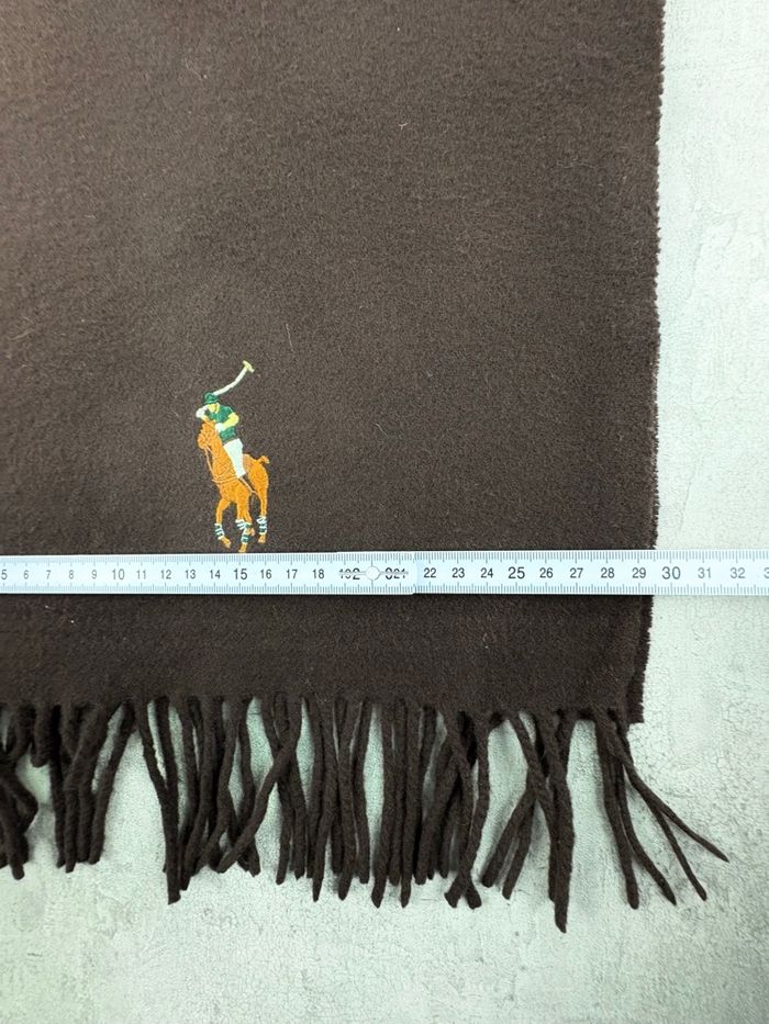 Écharpe Polo Ralph Lauren – 100 % laine - Marron - photo numéro 6