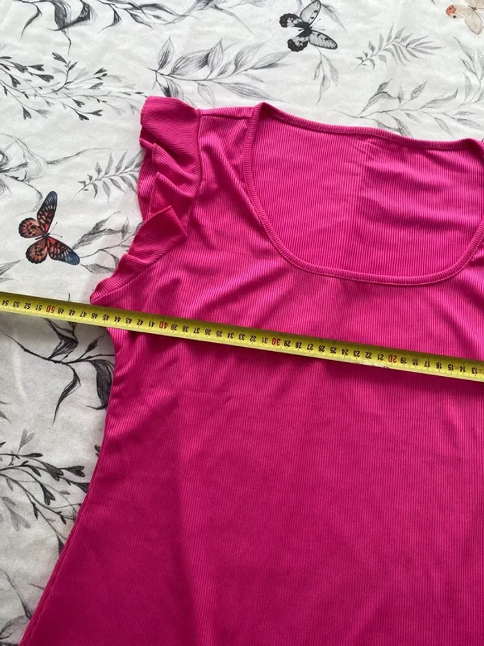 Teeshirt débardeur rose vif fuschia neuf - photo numéro 6