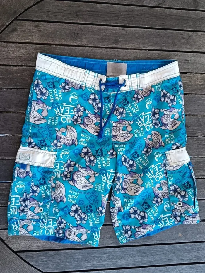 short de bain No Fear garçon 13 ans - photo numéro 2