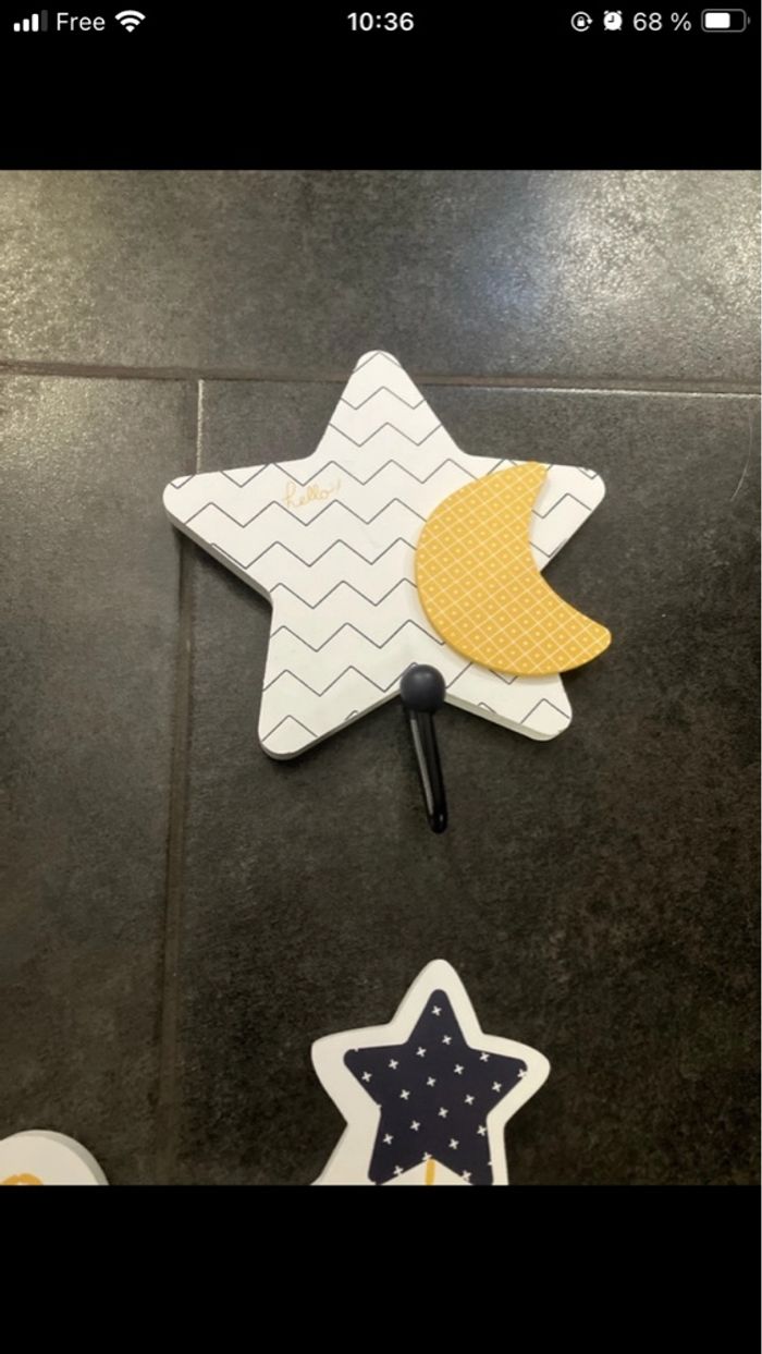 Patère garçon déco chambre - photo numéro 2