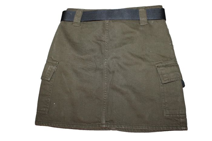 mini jupe coupe cargo en jeans épais idéal hiver marque top shop - photo numéro 2