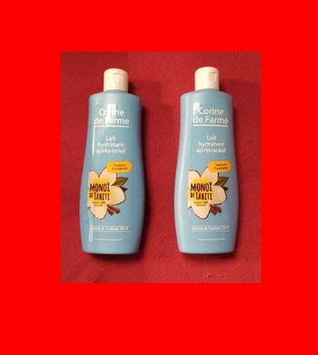 Lot de 2 Laits hydratant apres-soleil Corine de farme au monoï