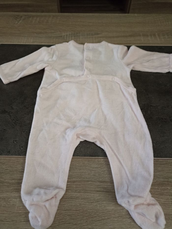 Pyjama en velours petits bisous - photo numéro 5