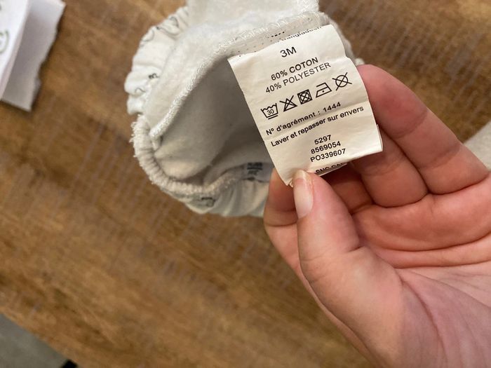 Pantalon en polaire taille 3 mois NPO baby - photo numéro 4