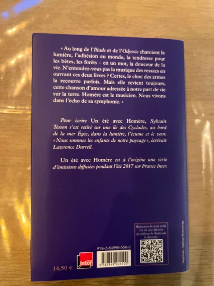 Livre un été avec homere - photo numéro 2