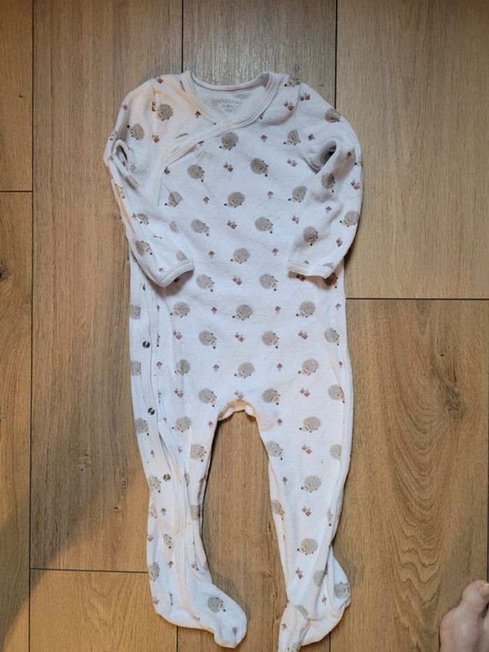 Pyjama velours 12 mois tbe