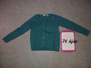 gilet okaidi taille 12 ans