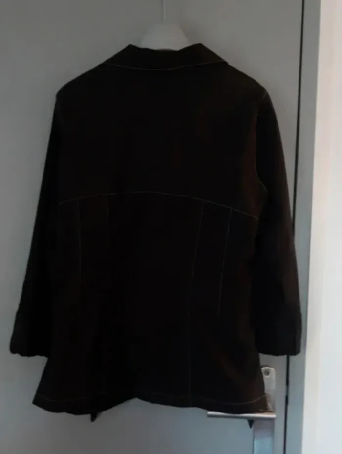Veste légère noire bi-matière Telmail - photo numéro 2