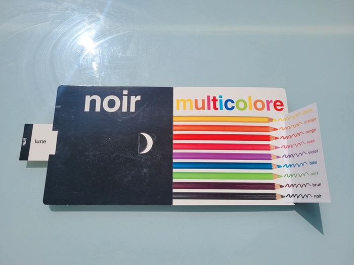 Livre animé de volets et tirettes 🌸 Couleurs 🎨 Mes premiers pas vers l'apprentissage - photo numéro 8